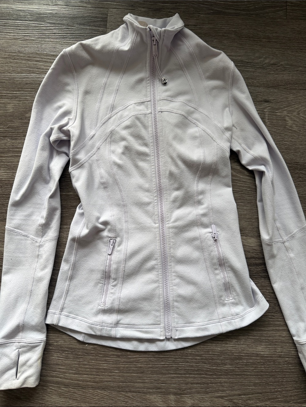 BUNDLE Lululemon Light Lavender Full-Zip + lavender top in size 4!